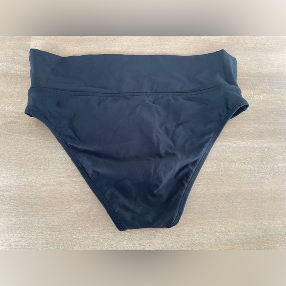 Next Fold over Bikini Bottom in Black Sz M - Picture 3 of 4